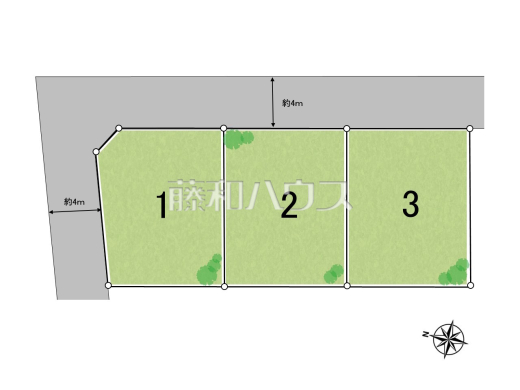 全体区画図　【東村山市恩多町３丁目】