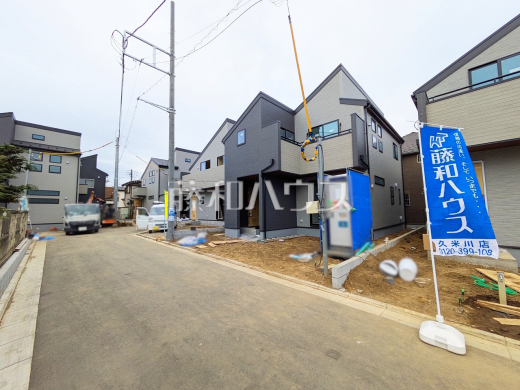 接道状況および現場風景　【東村山市久米川町２丁目】
