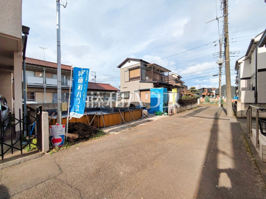 接道状況および現場風景　【東久留米市中央町６丁目】