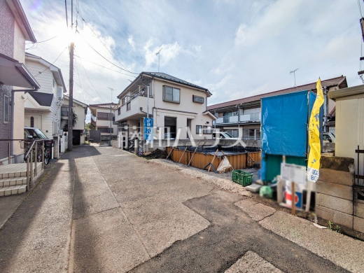 接道状況および現場風景　【東久留米市中央町６丁目】
