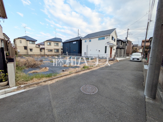 接道状況および現場風景　【調布市国領町７丁目】