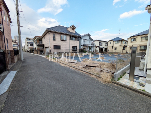 接道状況および現場風景　【調布市国領町７丁目】