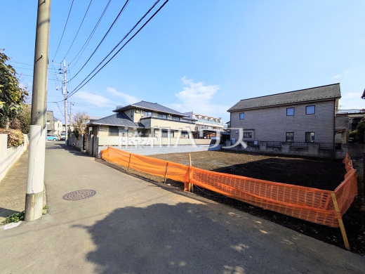 接道状況および現場風景　【調布市国領町５丁目】