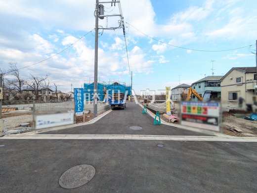接道状況および現場風景　【八王子市弐分方町】