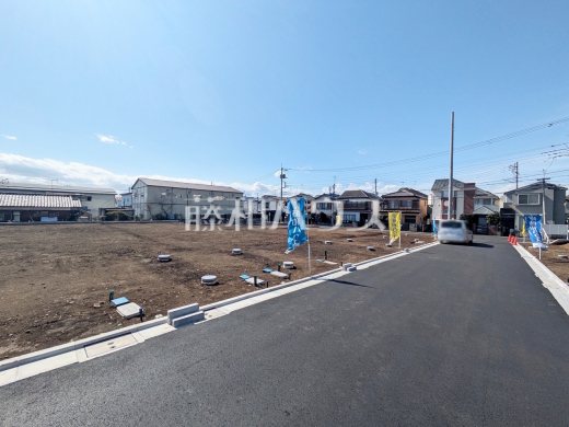 接道状況および現場風景　【調布市佐須町５丁目】