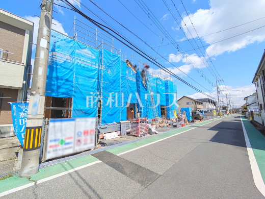 接道状況および現場風景　【日野市落川】