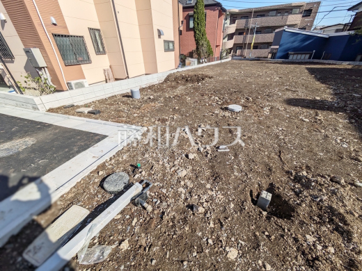 6号地付近　現地写真　【東村山市廻田町３丁目】当社オリジナルの注文住宅建築システム「ハウス会」では、お客様のご要望に合わせて最適な建築会社をご紹介させていただきます。