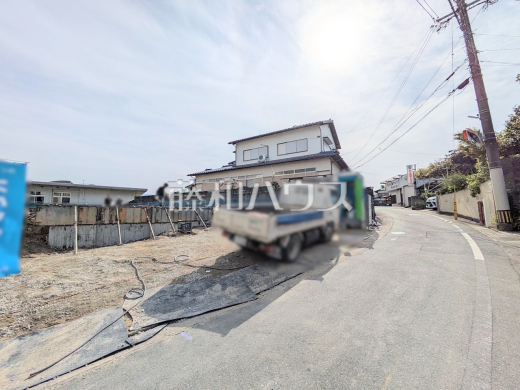 接道状況および現場風景　【福岡市南区老司５丁目】