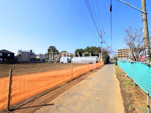接道状況および現場風景　【西東京市下保谷５丁目】