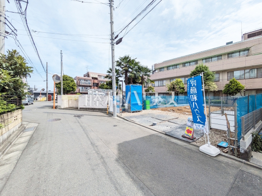 接道状況および現場風景　【東大和市南街１丁目】