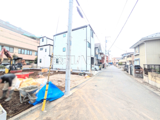 接道状況および現場風景　【東大和市南街１丁目】