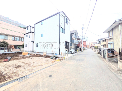 接道状況および現場風景　【東大和市南街１丁目】