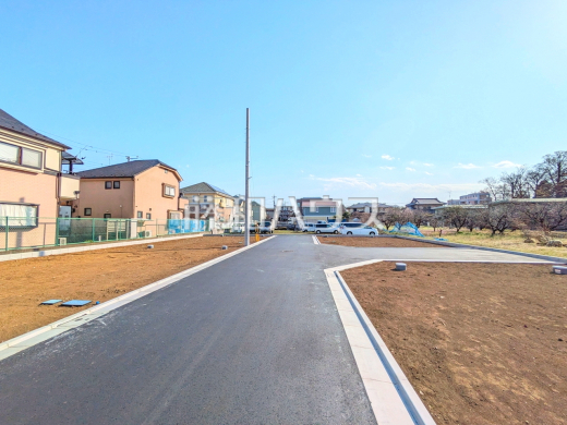 接道状況および現場風景　【小平市小川町１丁目】