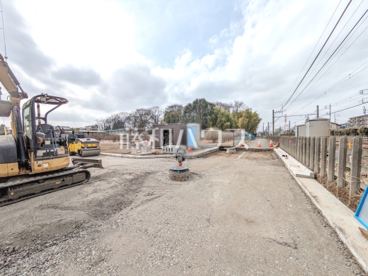 接道状況および現場風景　【小平市小川町１丁目】