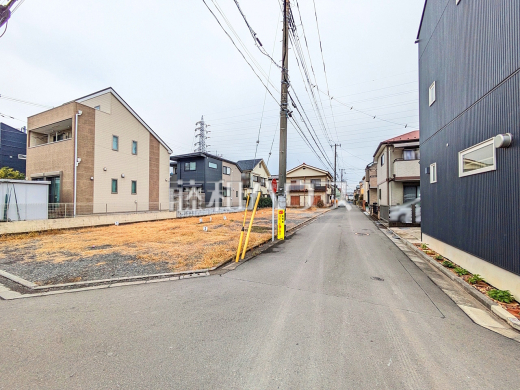 接道状況および現場風景　【小平市小川東町１丁目】
