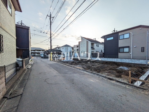 接道状況および現場風景　【小平市小川東町１丁目】