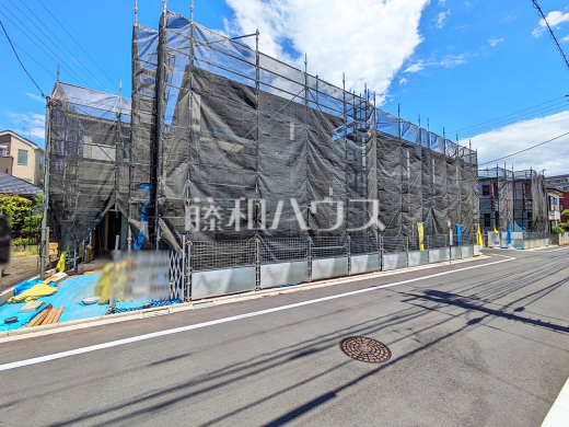 接道状況および現場風景　【立川市錦町６丁目】