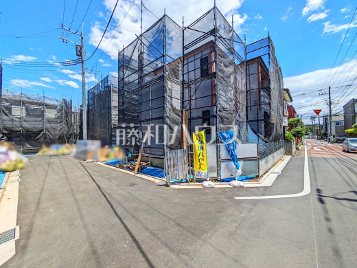 接道状況および現場風景　【立川市錦町６丁目】