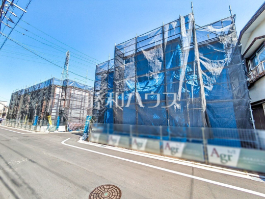 接道状況および現場風景　【立川市錦町６丁目】