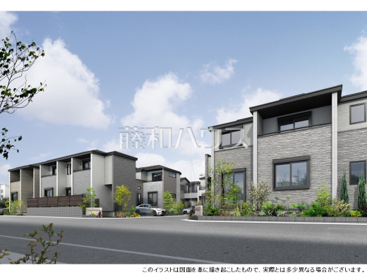 完成予想図（外観）　【立川市錦町６丁目】