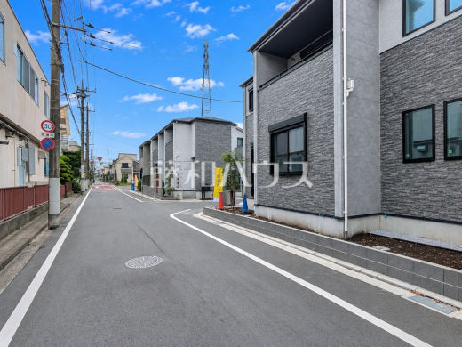 接道状況および現場風景 【立川市錦町6丁目】