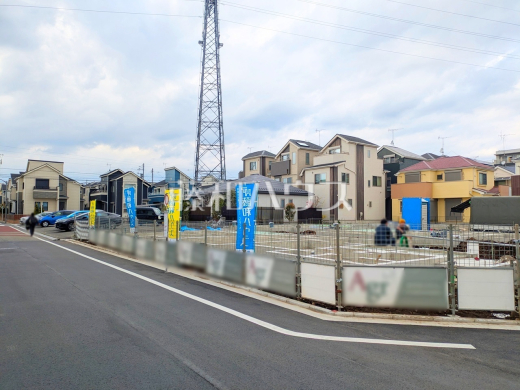 接道状況および現場風景　【立川市錦町６丁目】