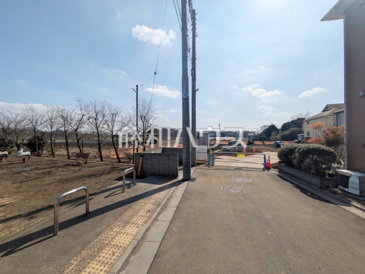 【2期】接道状況および現場風景　【清瀬市下清戸１丁目】