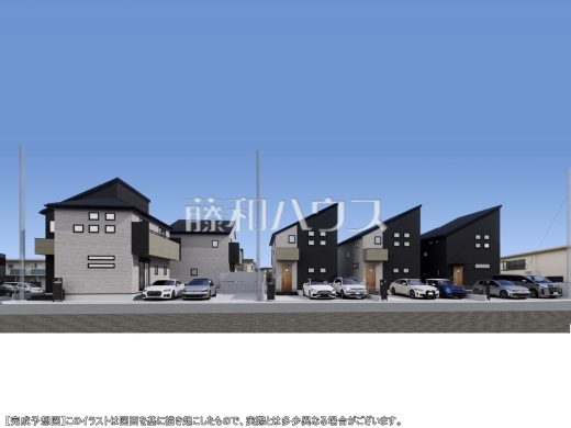 完成予想図（外観）　【調布市深大寺北町２丁目】