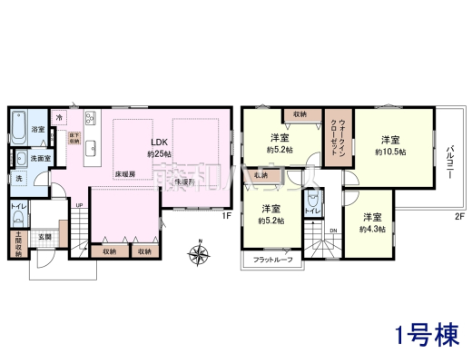 間取図　【西東京市保谷町５丁目】 平日のご案内も可能です。まずはお気軽にお問合せ下さいませ。 