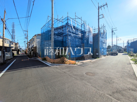 接道状況および現場風景　【国立市東３丁目】