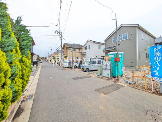 接道状況および現場風景　【国分寺市東戸倉１丁目】