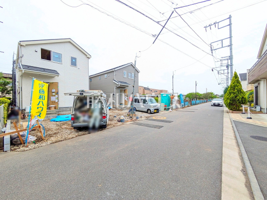 接道状況および現場風景　【国分寺市東戸倉１丁目】