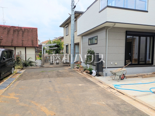 接道状況および現場風景　【練馬区東大泉６丁目】