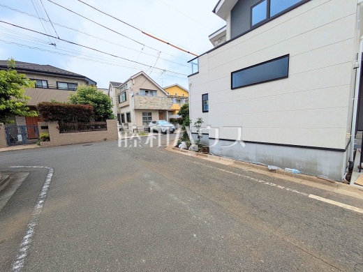 接道状況および現場風景　【練馬区東大泉６丁目】