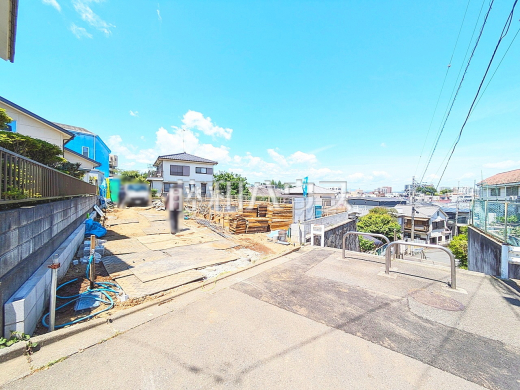 接道状況および現場風景　【八王子市上野町】