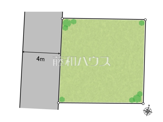全体区画図　【新座市西堀２丁目】