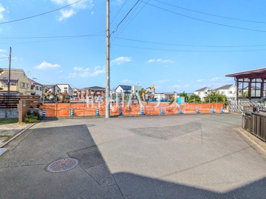 接道状況および現場風景　【立川市砂川町８丁目】