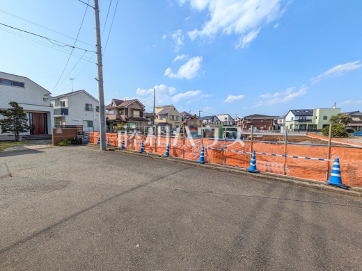 接道状況および現場風景　【立川市砂川町８丁目】