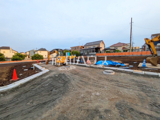 接道状況および現場風景　【立川市砂川町８丁目】