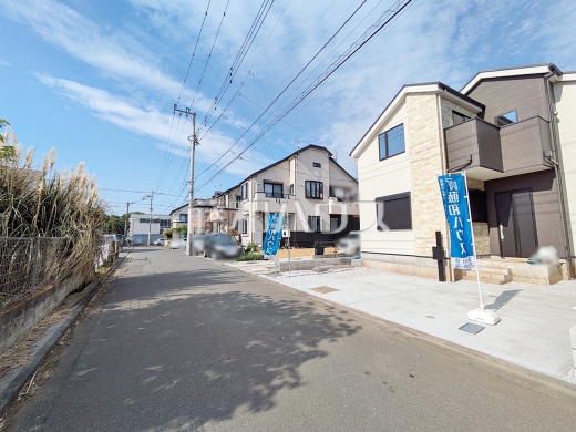 接道状況および現場風景　【小平市小川町１丁目】