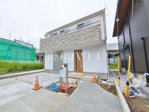 接道状況および現場風景　【八王子市長沼町】