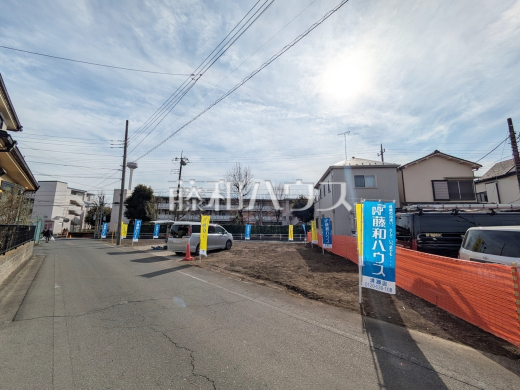 接道状況および現場風景　【清瀬市竹丘２丁目】