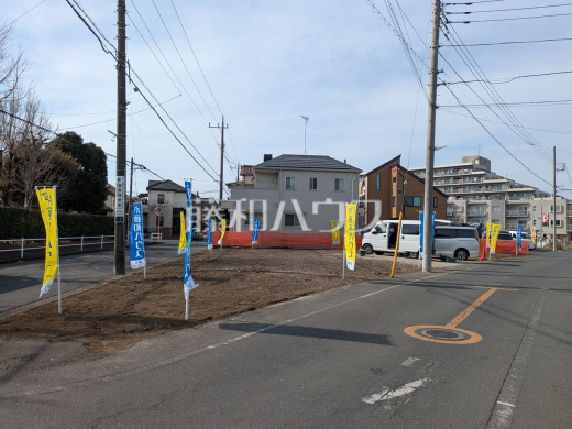 接道状況および現場風景　【清瀬市竹丘２丁目】