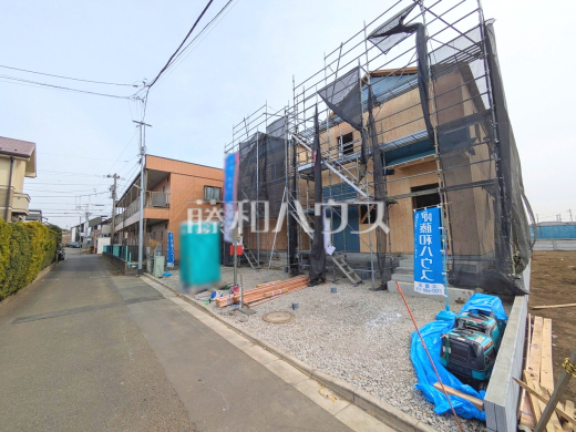 接道状況および現場風景　【三鷹市北野３丁目】