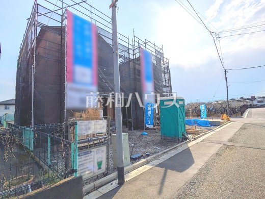 接道状況および現場風景　【三鷹市北野３丁目】