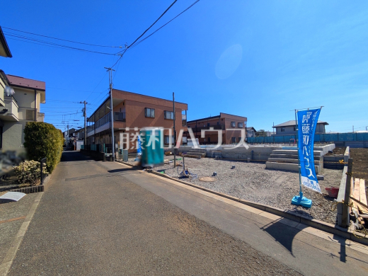 接道状況および現場風景　【三鷹市北野３丁目】