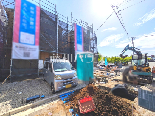 接道状況および現場風景　【三鷹市北野３丁目】