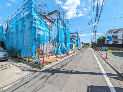 接道状況および現場風景 【立川市若葉町3丁目】