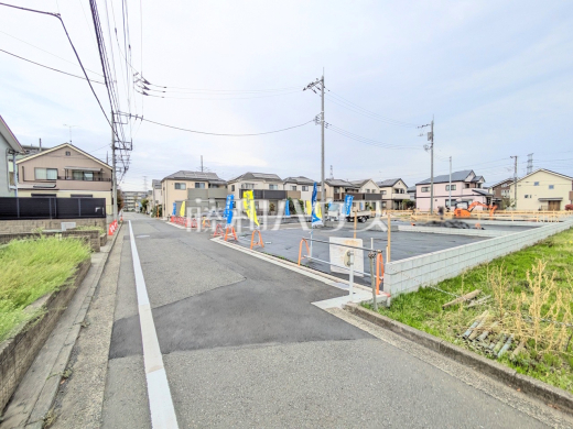 接道状況および現場風景　【立川市若葉町３丁目】