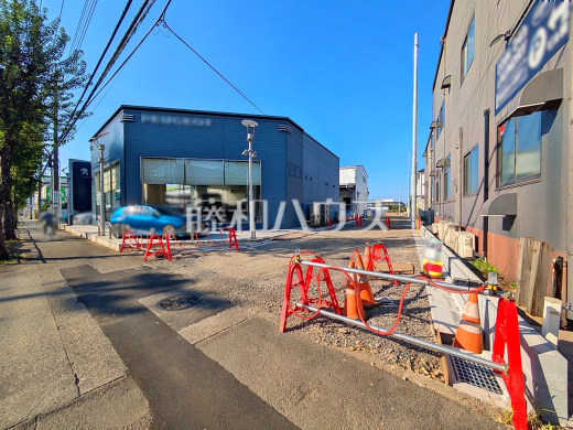 接道状況および現場風景 【小平市花小金井3丁目】物件や諸費用の事など、地域密着の当社へお問い合わせください!